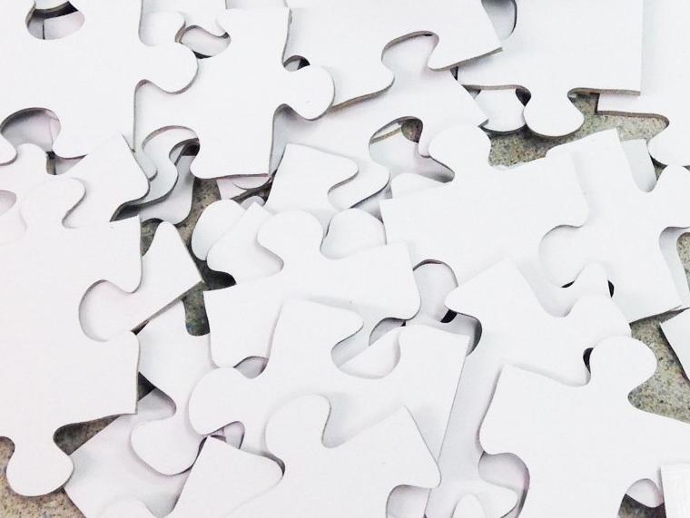 Materials to make a replacement puzzle piece fromThe Missing Piece Puzzle Company
