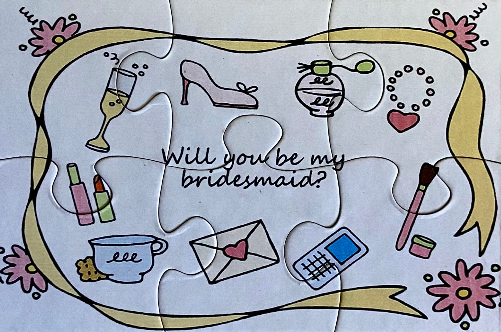 Will you be my bridesmaid?  Ask your Flower Girl.