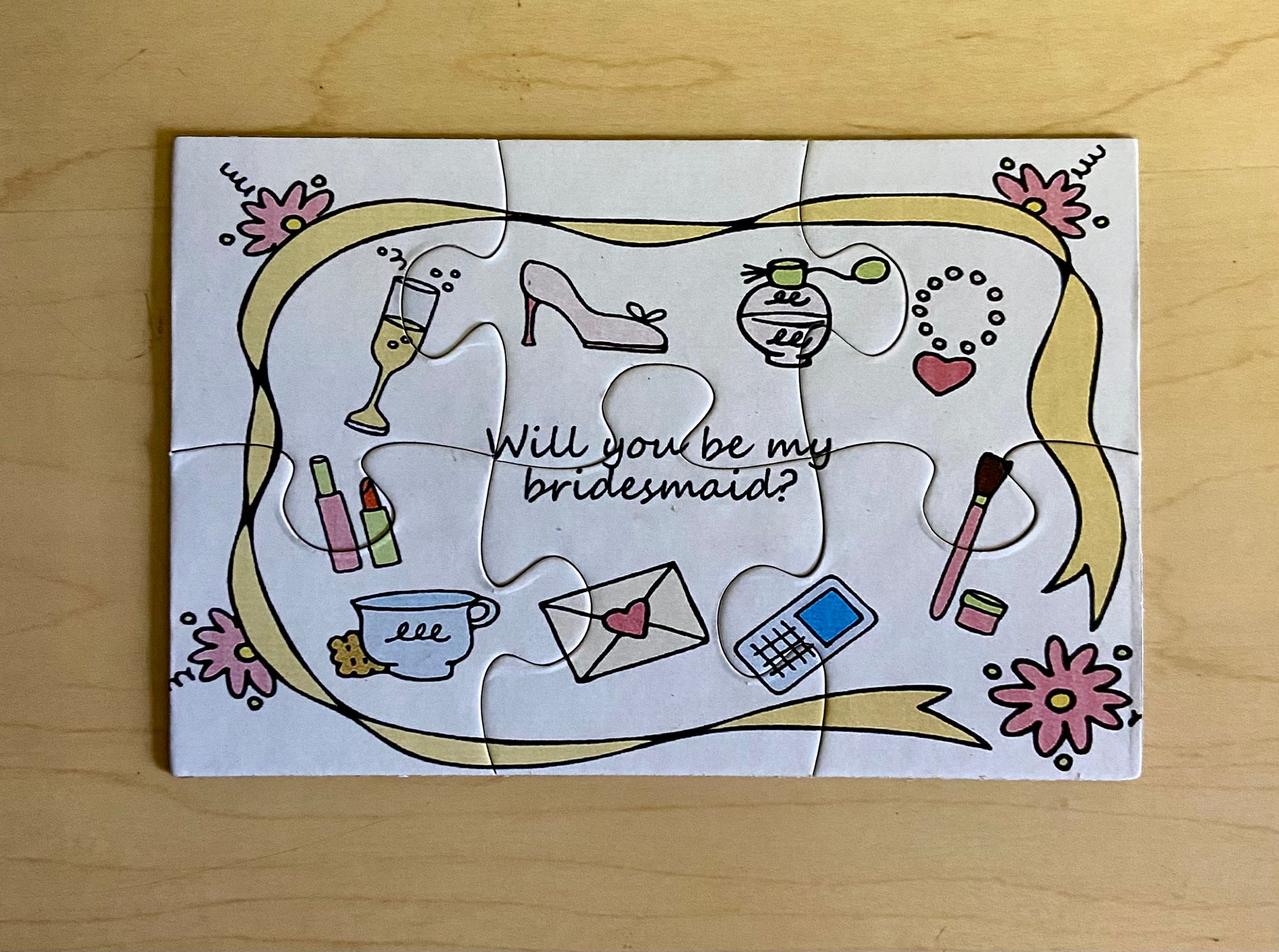 Will you be my bridesmaid?  Ask your Flower Girl.