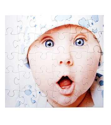 custom puzzle for birthday gift idea.  Young child gift with 30 pieces cut into a personalized puzzle for a birthday present