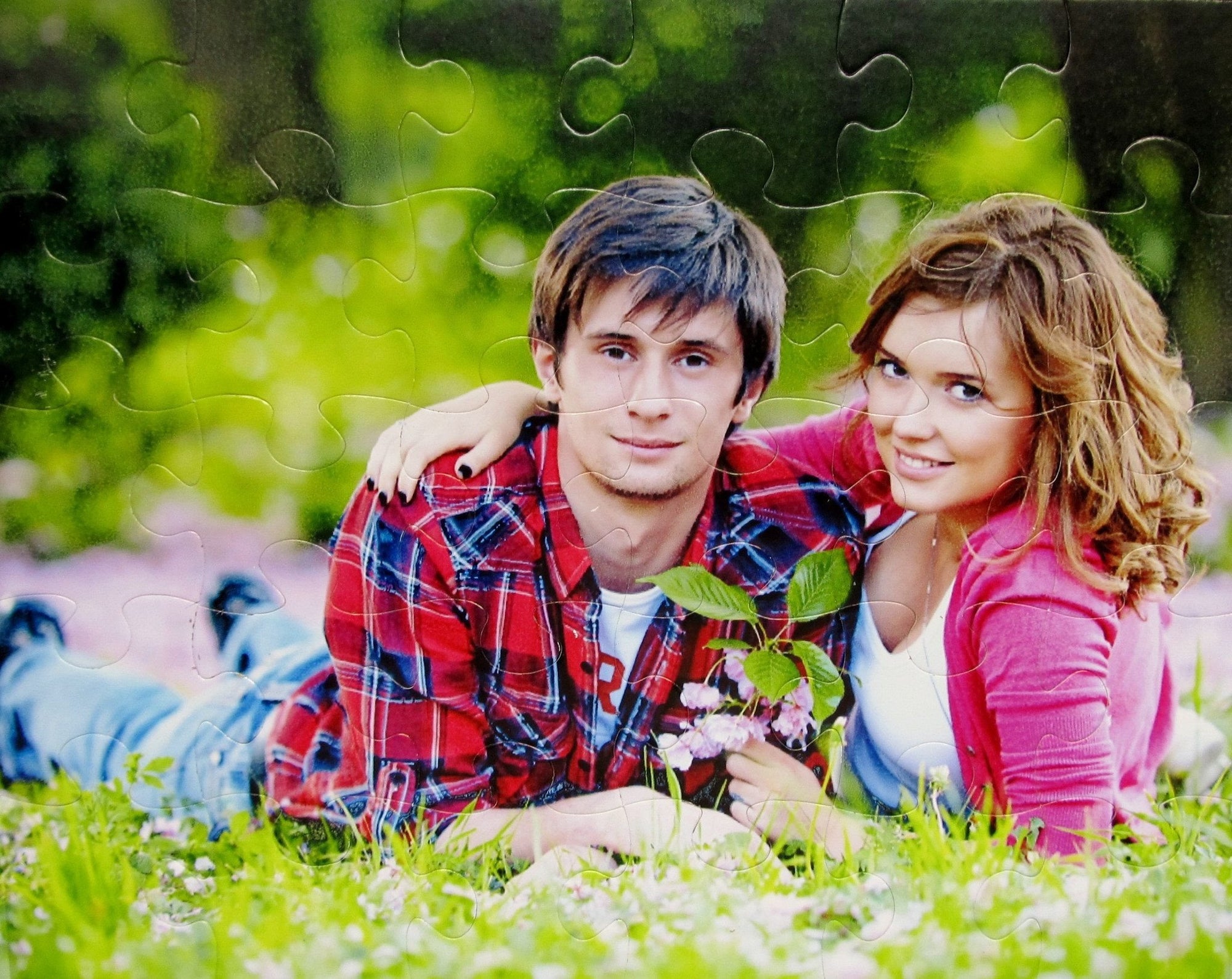 Personalized gift jigsaw puzzle.  Cheap personalized made well! The Missing Piece Puzzle Company