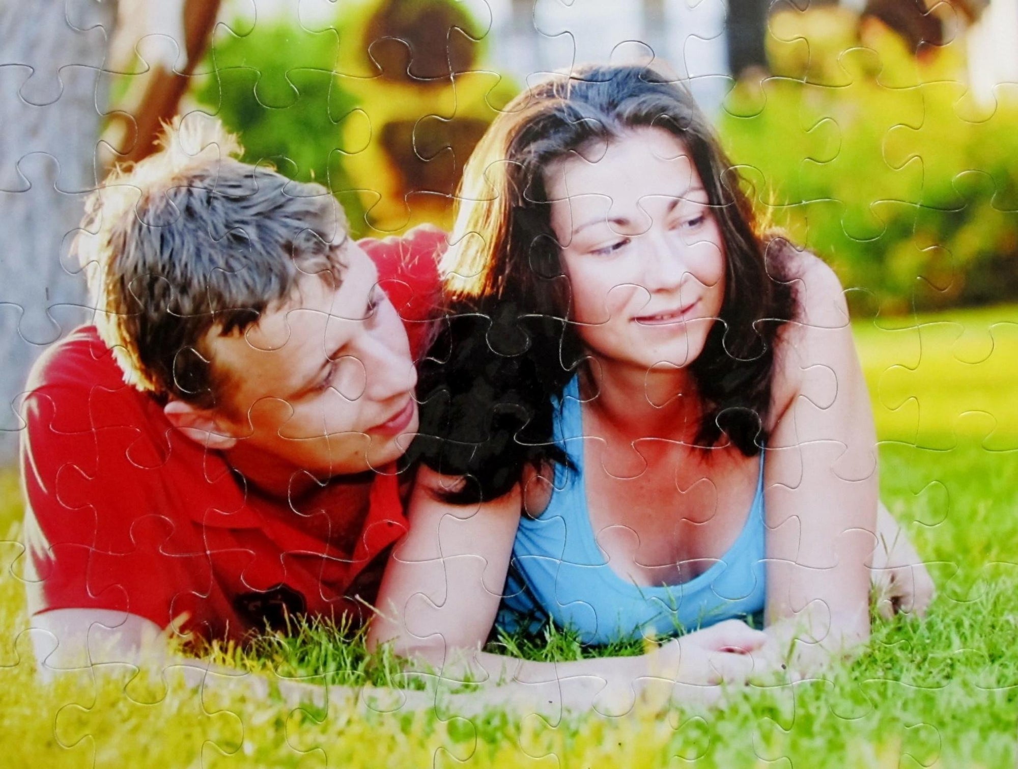 Puzzle from Pictures.  Extra Large Puzzle Pieces - 16x20 inch - 63 Pieces FB The Missing Piece Puzzle Company