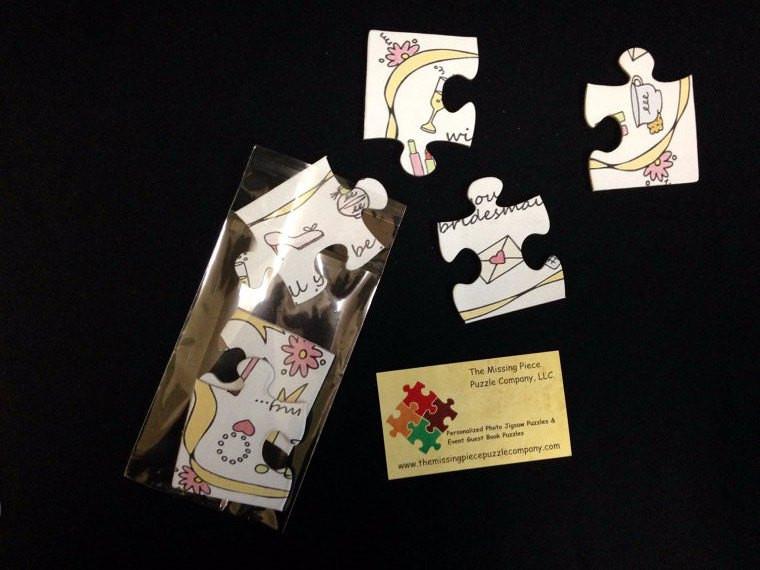 Personalize Your Invitation - 4x6 inch Will you be my Bridesmaid? Junior Bridesmaid? Maid of Honor? #3 The Missing Piece Puzzle Company