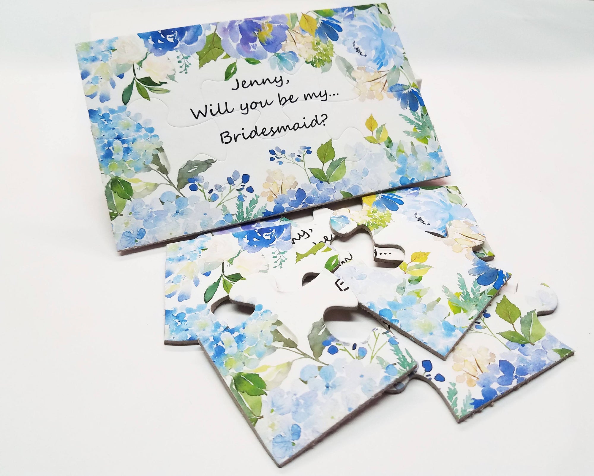 Will you be in my Wedding with choice of Optional Frame. Ask your attendants. The Missing Piece Puzzle Company
