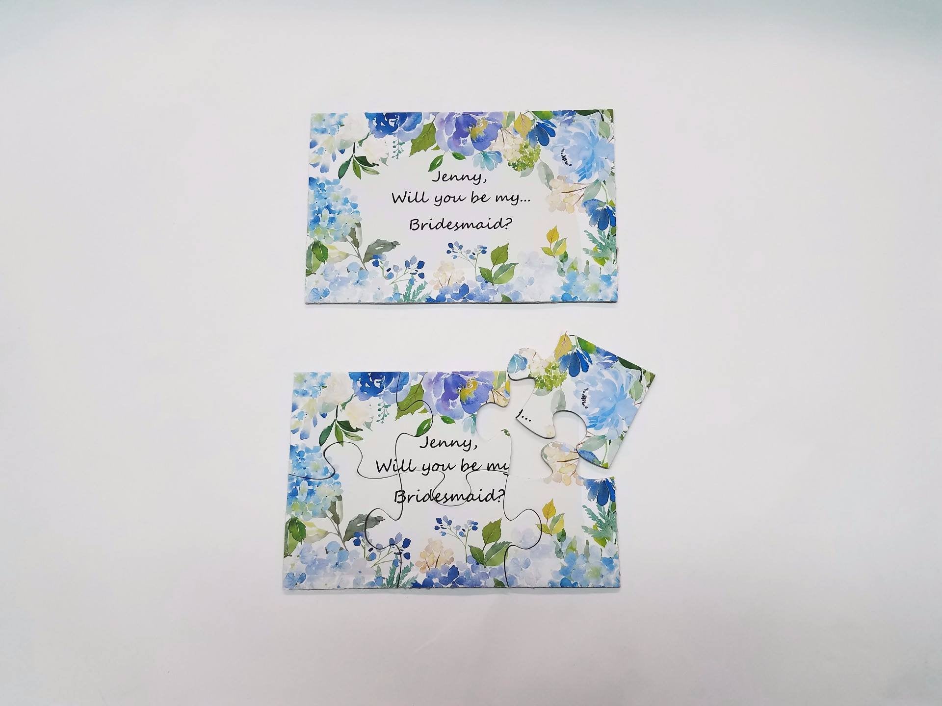 Will you be in my Wedding with choice of Optional Frame. Ask your attendants. The Missing Piece Puzzle Company
