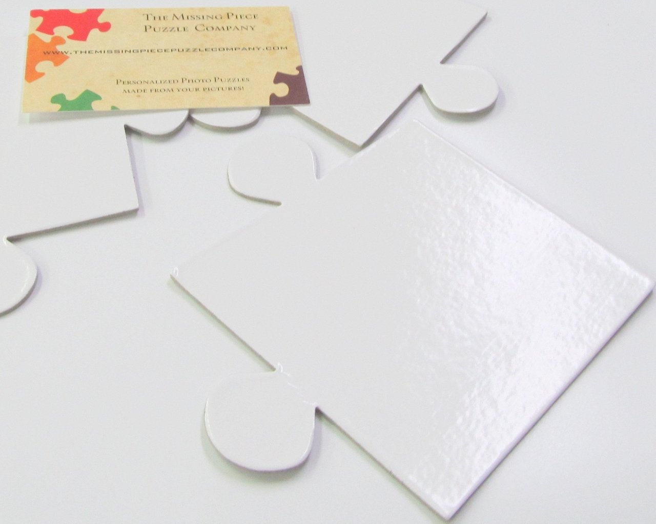 White Wedding Guest Book Puzzle with 30 Extra Large Puzzle Pieces The Missing Piece Puzzle Company