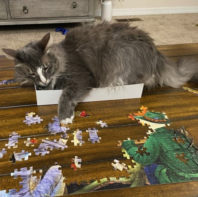 Cats And Jigsaw Puzzles.  The Missing Piece Puzzle Company