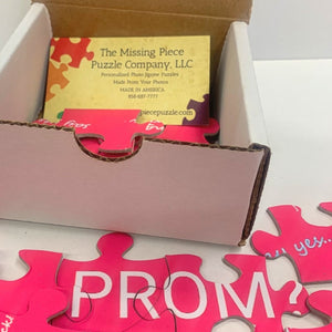 PROMPOSAL puzzle,  Homecoming puzzle, or Sadie Proposal Puzzle The Missing Piece Puzzle Company