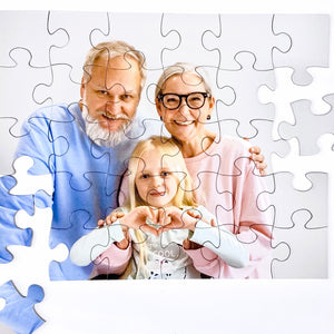 Unique Mother's Day gift of a Custom Puzzle for Mother's Day.  Personalized mothers day affordable gift .  Your photo is on a puzzle.