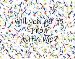 will you be my date to prom?  Ask to prom with a puzzle that pops the question to your prospective date.  PROMPOSAL PUZZLE