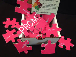 Prom Proposal - Promposal with a puzzle - FB The Missing Piece Puzzle Company