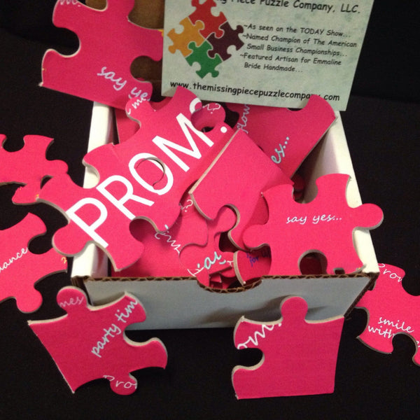 Prom Proposal - Promposal with a puzzle - FB - The - The Missing Piece ...
