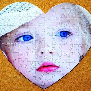 Marry Me!  Unique Personalized gift, Heart Shaped Custom Jigsaw Puzzle The Missing Piece Puzzle Company