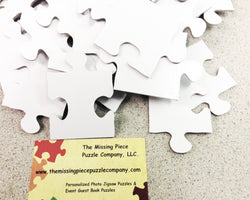 Missing Piece for White Puzzle.  DIY Puzzle Replacement Piece The Missing Piece Puzzle Company