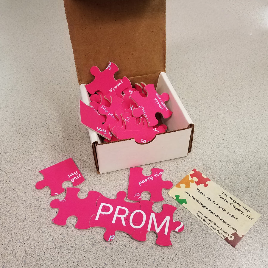 Prom Proposal - Promposal with a puzzle - FB - The - The Missing Piece ...