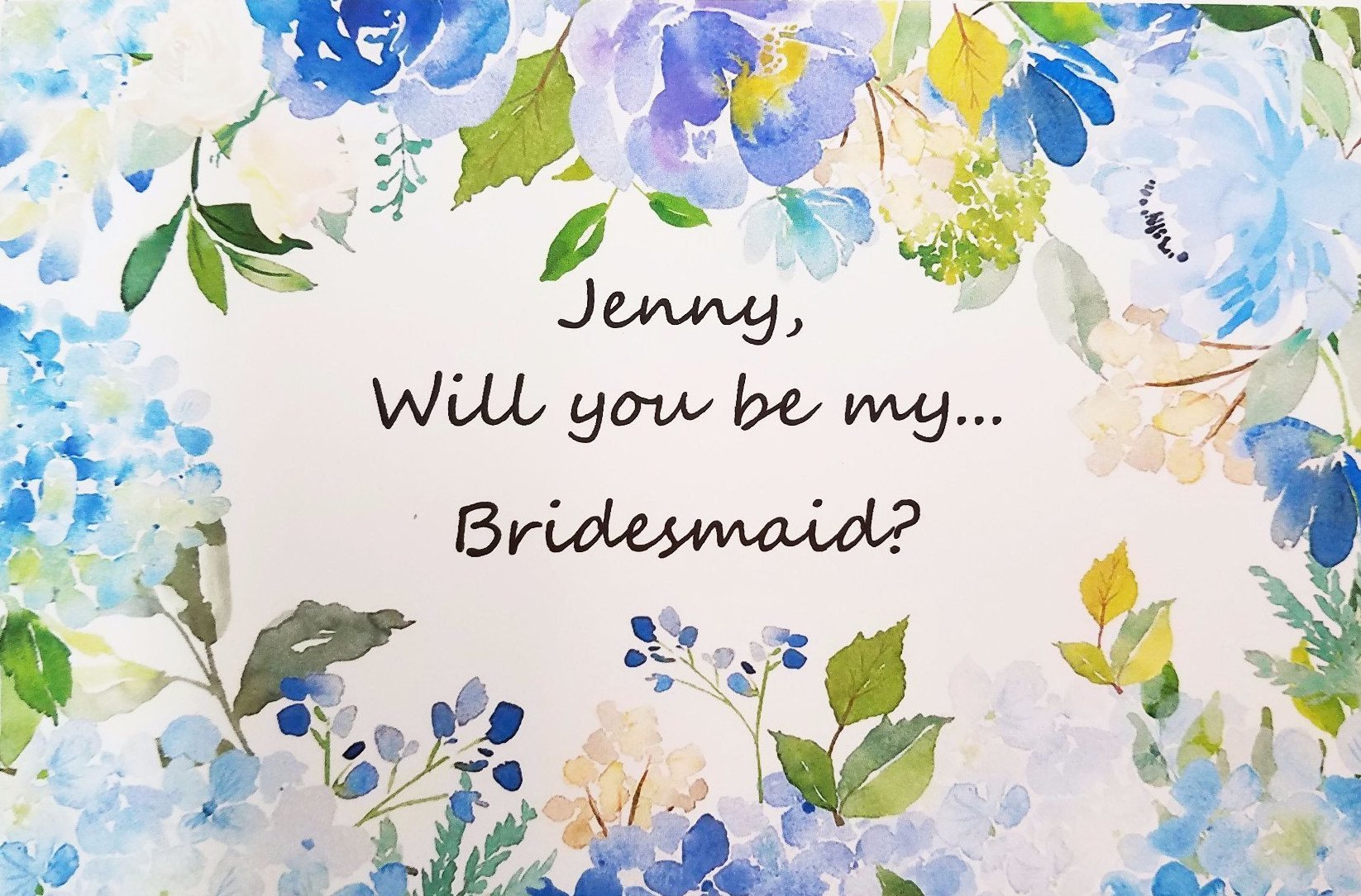 Personalized Will you be in my Wedding.  Ask your  Junior Bridesmaid?  Maid of Honor? The Missing Piece Puzzle Company