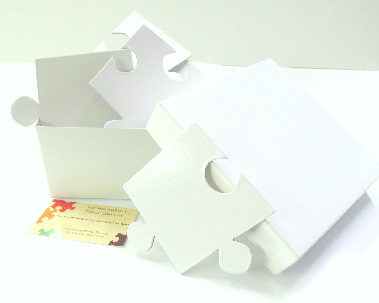 White Wedding Guest Book Puzzle with 30 Extra Large Puzzle Pieces The Missing Piece Puzzle Company