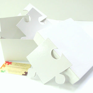 White Puzzle Pieces For Wedding Guest Book Puzzle with 30 XL Pieces The Missing Piece Puzzle Company